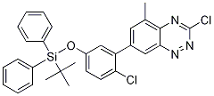 1,2,4-Benzotriazine, 3-chloro-7-[2-chloro-5-[[(1,1-diMethylethyl)diphenylsilyl]oxy]phenyl]-5-Methyl- CAS#: 1245646-40-5
