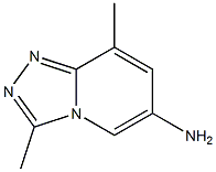1,2,4-Triazolo[4,3-a]pyridin-6-aMine, 3,8-diMethyl- CAS#: 1215932-77-6