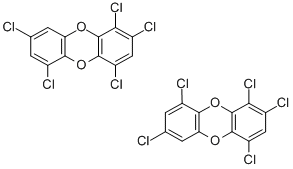 1,2,4,6,8/1,2,4,7,9-Pentachlorodibenzo-p-dioxin CAS#: 71998-76-0