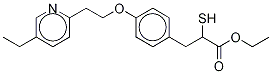α-Thio-4-[2-(5-ethyl-2-pyridinyl)ethoxy]benzenepropanoic Acid Ethyl Ester CAS#: 1246816-33-0