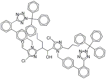 5-Deshydroxy-5-formyl N,N’-Ditrityl Losartan α-Butyl-losartan Aldehyde Adduct CAS#: 1246817-19-5