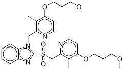 N-[[4-(3-Methoxypropoxy)-3-methyl-2-pyridinyl]methyl] Rabeprazole Sulfone CAS#: 1246818-79-0