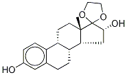 17,17-Ethylenedioxy-1,3,5(10)-estratriene-3,16α-diol-d5 CAS#: 1259370-24-5