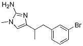 4-[1-(3-broMophenyl)propan-2-yl]-1-Methyl-1H-iMidazol-2-aMine CAS#: 1263280-92-7