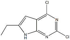 2,4-dichloro-6-ethyl-7Hpyrrolo[2,3-d]pyrimidine CAS#: 1275608-17-7