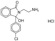 2-(2-Aminoethyl)-3-(4-chlorophenyl)-3-hydroxyphthalimidine-d4 Hydrochloride (Mazindol Metabolite) CAS#: 1276611-52-9