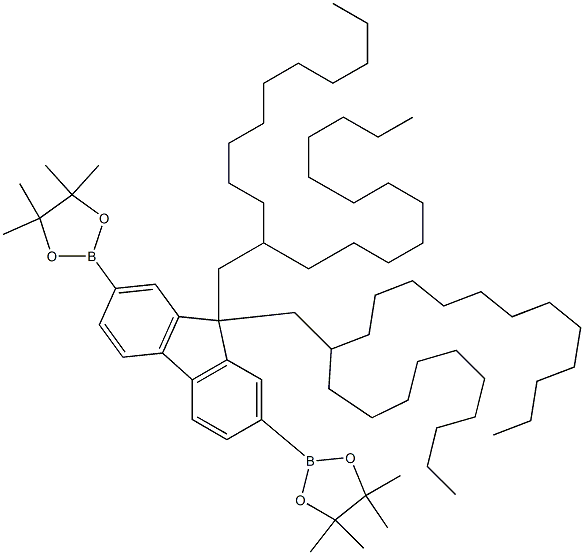 1,3,2-Dioxaborolane, 2,2'-[9,9-bis(2-decyltetradecyl)-9H-fluorene-2,7-diyl]bis[4,4,5,5-tetramethyl- CAS#: 1359996-30-7