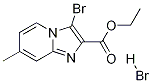 3-BroMo-7-Methyl-iMidazo[1,2-a]pyridine-2-carboxylic acid ethyl ester hydrobroMide CAS#: 1332588-44-9