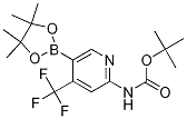 tert-butyl 5-(4,4,5,5-tetramethyl-1,3,2-dioxaborolan-2-yl)-4-(trifluoromethyl)pyridin-2-ylcarbamate CAS#: 1333319-46-2