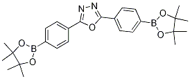 1,3,4-Oxadiazole, 2,5-bis[4-(4,4,5,5-tetraMethyl-1,3,2-dioxaborolan-2-yl)phenyl]- CAS#: 1116122-85-0