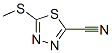 1,3,4-Thiadiazole-2-carbonitrile,  5-(methylthio)- CAS#: 70391-06-9