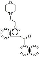 1-[2-(4-Morpholinyl)ethyl-d4]-3-(1-naphthoyl)indoleJWH 200-d4 CAS#: 1346600-73-4