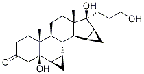 17α-[3-Hydroxypropyl]-6β,7β:15β,16β-diMethylen-5β-androstan-5,17β-ol-3-one CAS#: 1357252-81-3
