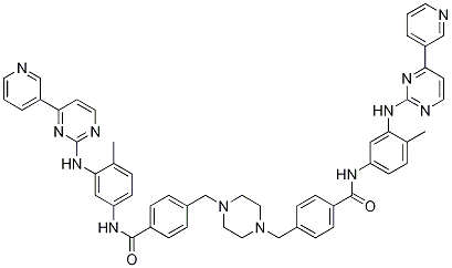 1,4-Bis-[4-[4-Methyl-3-[[4-(pyridin-3-yl)pyriMidin-2-yl]aMino]phenyl]carbaMoyl]benzylpiperazine CAS#: 1365802-18-1