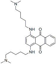1,4-Bis((5-(dimethylamino)pentyl)amino)-9,10-anthracenedione CAS#: 70945-53-8