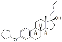 17 alpha-n-butylestradiol-3-cyclopentyl ether CAS#: 71733-12-5