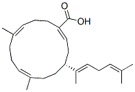 (1E,4R,7E,11E)-7,11-Dimethyl-4-[(E)-1,5-dimethyl-1,4-hexadienyl]cyclotetradeca-1,7,11-triene-1-carboxylic acid CAS#: 71769-58-9
