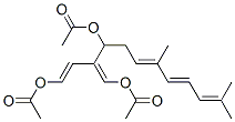 (1E,6E,8E)-3-[(Z)-Acetoxymethylene]-7,11-dimethyl-1,6,8,10-dodecatetraene-1,4-diol diacetate CAS#: 71135-78-9