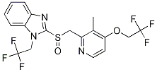 1H-BenziMidazole, 2-[[[3-Methyl-4-(2,2,2-trifluoroethoxy)-2-pyridinyl]Methyl]sulfinyl]-1-(2,2,2-trifluoroethyl)- CAS#: 1187926-84-6
