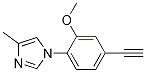 1H-IMidazole, 1-(4-ethynyl-2-Methoxyphenyl)-4-Methyl- CAS#: 1093980-57-4