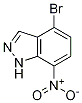 1H-Indazole,4-broMo-7-nitro- CAS#: 1190319-86-8