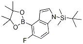 1H-Indole, 1-[(1,1-diMethylethyl)diMethylsilyl]-5-fluoro-4-(4,4,5,5-tetraMethyl-1,3,2-dioxaborolan-2-yl)- CAS#: 1148004-02-7
