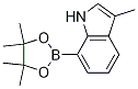 1H-Indole, 3-Methyl-7-(4,4,5,5-tetraMethyl-1,3,2-dioxaborolan-2-yl)- CAS#: 1181825-29-5