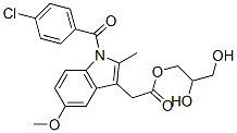 1H-Indole-3-acetic acid, 1-(4-chlorobenzoyl)-5-methoxy-2-methyl-,2,3-d ihydroxypropyl ester CAS#: 71848-87-8