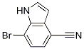 1H-Indole-4-carbonitrile, 7-broMo- CAS#: 1258959-58-8