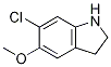 1H-Indole, 6-chloro-5-Methoxy-2,3-dihydro- CAS#: 1369041-89-3