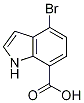 1H-Indole-7-carboxylic acid, 4-broMo- CAS#: 1211594-25-0
