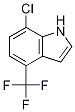 1H-Indole, 7-chloro-4-(trifluoroMethyl)- CAS#: 1167055-96-0