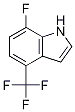 1H-Indole, 7-fluoro-4-(trifluoroMethyl)- CAS#: 1167055-51-7