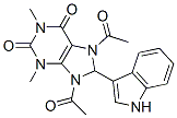 1H-Purine-2,6-dione, 7,9-diacetyl-3,7,8,9-tetrahydro-8-(1H-indol-3-yl)-1,3-dimethyl- CAS#: 71253-43-5