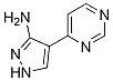 1H-Pyrazol-3-aMine, 4-(4-pyriMidinyl)- CAS#: 1111638-49-3