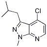 1H-Pyrazolo[3,4-b]pyridine, 4-chloro-1-methyl-3-(2-methylpropyl)- CAS#: 1207175-13-0