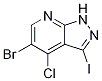 1H-Pyrazolo[3,4-b]pyridine, 5-broMo-4-chloro-3-iodo- CAS#: 1092579-78-6