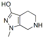 1H-Pyrazolo[3,4-c]pyridin-3-ol,  4,5,6,7-tetrahydro-1-methyl-  (9CI) CAS#: 71233-24-4