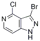 1H-Pyrazolo[4,3-c]pyridine,3-broMo-4-chloro- CAS#: 1246349-99-4