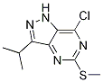 1H-Pyrazolo[4,3-d]pyriMidine, 7-chloro-3-(1-Methylethyl)-5-(Methylthio)- CAS#: 1289139-31-6