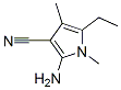 1H-Pyrrole-3-carbonitrile, 2-amino-5-ethyl-1,4-dimethyl- CAS#: 70345-80-1