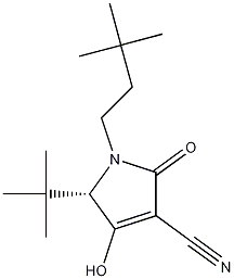 1H-Pyrrole-3-carbonitrile,1-(3,3-dimethylbutyl)-5-(1,1-dimethylethyl)-2,5-dihydro -4-hydroxy-2-oxo-, (5S)- CAS#: 1162665-55-5