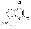 1H-Pyrrolo[2,3-b]pyridine-1-carboxylic acid, 4,6-dichloro-, methyl ester CAS#: 1125592-35-9