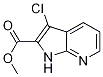 1H-Pyrrolo[2,3-b]pyridine-2-carboxylic acid, 3-chloro-, Methyl ester CAS#: 1204475-99-9