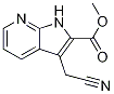 1H-Pyrrolo[2,3-b]pyridine-2-carboxylic acid, 3-(cyanoMethyl)-, Methyl ester CAS#: 1204475-79-5
