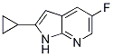 1H-Pyrrolo[2,3-b]pyridine, 2-cyclopropyl-5-fluoro- CAS#: 1187449-15-5