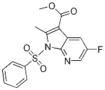 1H-Pyrrolo[2,3-b]pyridine-3-carboxylic acid, 5-fluoro-2-Methyl-1-(phenylsulfonyl)-, Methyl ester CAS#: 1312755-48-8