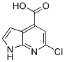1H-Pyrrolo[2,3-b]pyridine-4-carboxylic acid, 6-chloro- CAS#: 1167056-92-9