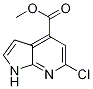1H-Pyrrolo[2,3-b]pyridine-4-carboxylic acid, 6-chloro-, Methyl ester CAS#: 1190312-37-8