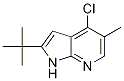 1H-Pyrrolo[2,3-b]pyridine, 4-chloro-2-(1,1-diMethylethyl)-5-Methyl- CAS#: 1187448-81-2